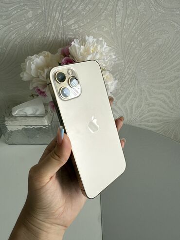 наушник для айфона: IPhone 12 Pro, Б/у, 128 ГБ, Золотой, Защитное стекло, Кабель, 77 %