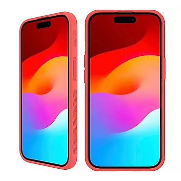 Maske i futrole za telefone: Maska Nillkin Scrub Pro za iPhone 15 6.1 crvena. Uz brzu dostavu i — 2