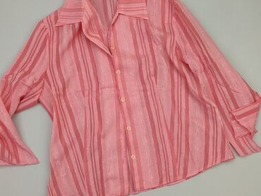 różowa długa sukienki: Shirt, XL (EU 42), condition - Good