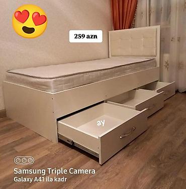 Çarpayılar: Yeni, Təknəfərlik çarpayı, Bazasız, Matras ilə, Siyirməli — 1