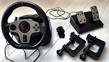 Rampage V900-S Gaming Racing Wheel – 6-in-1 oyun sükan dəsti