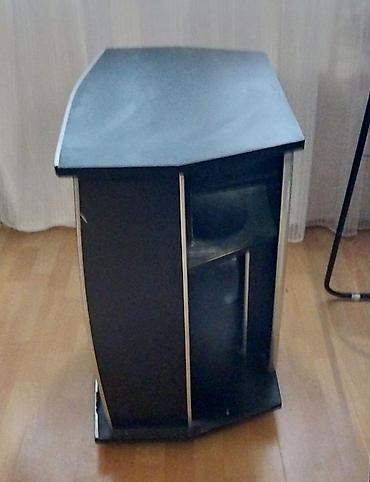 Mebel: İşlənmiş, Künc Tv altlığı, Polkalı, Laminat — 3
