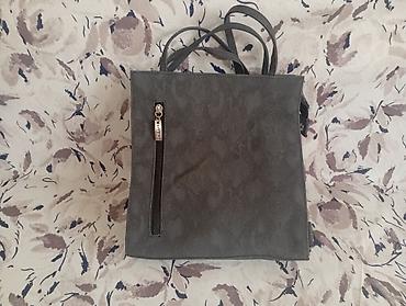 ekru boja: Ženska torba – siva,New Bags kvadratnog oblika, sa dugim kaiševima za — 1