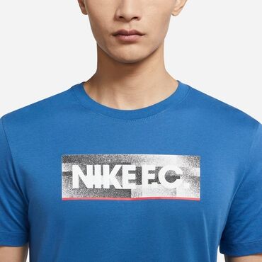 Футболки: Футболка Nike, S (EU 36), L (EU 40), цвет - Синий