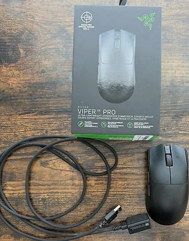 razer viper ultimate: Gaming maus Razer Viper V3 pro
Sadece usb kabelde işleyir! — 1