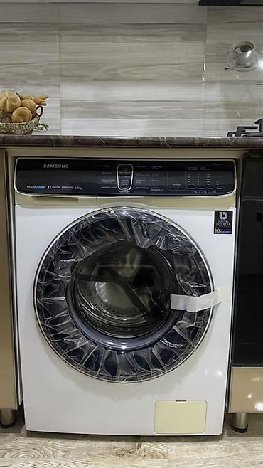 ariston 50: 🔹 Samsung Paltaryuyan Maşın – Ön Yükləməli, Digital Inverter (8 kq) – — 5
