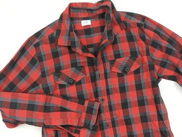 guess koszule: Shirt 13 years, condition - Perfect, pattern - Cell, color - Red