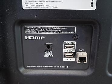 video ceken: LG 55NANO766QA – 55 düym NanoCell televizor Xüsusiyyətlər: - Model: LG — 5