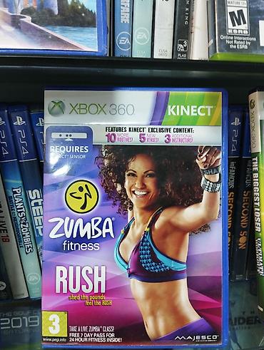 oyun cd: Məhsul: Zumba Fitness: Rush – Xbox 360 (Kinect üçün) Xüsusiyyətlər: - — 1