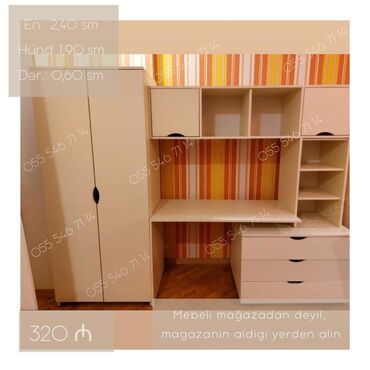 oglan usagi üçün hediyyeler: Для девочки и мальчика, Новый, С выдвижными ящиками, Письменный стол, Без стульев