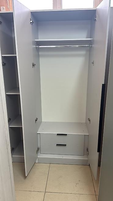 Шкафы для одежды: Шкаф для одежды, Новый, Прямой, ЛДСП — 7