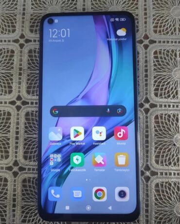kreditle telefon: Redmi Note 9, 64 GB, rəng - Göy, İki sim kartlı
