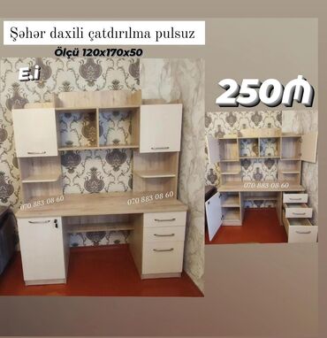 Dolablar: Oğlan və qız üçün, Yeni, Yazı masası