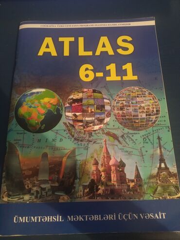 nicat bağışzadə kitabı: Coğrafiya atlas 6-11ci sinif
