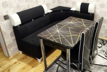 Divan və masa dəstləri: 🇹🇷Türk istehsalı Möhtəşəm ✨✨ Kuxna üçün stol stul dəsti 2 stul 1 — 5