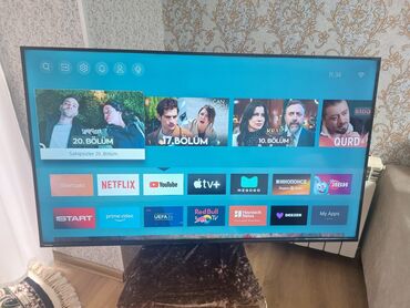 Smart televizor 4K - 127 ekran. Qiymət 520 azn. Ünvan Yasamal. Nura23