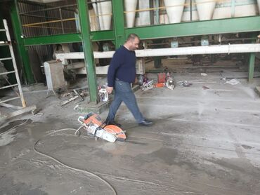 Beton işləri: Beton kəsmə–deşmə xidməti - Dəmirsiz və armaturlu betonun kəsilməsi — 5
