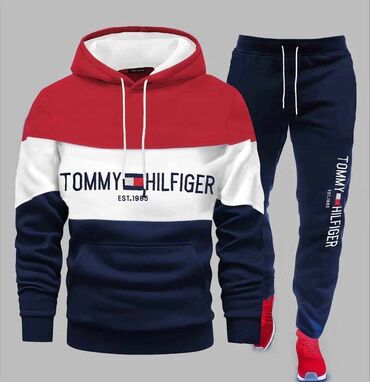 exterra trenerke: Set, 2XL (EU 56), L (EU 52), M (EU 50), Tommy Hilfiger, Cotton