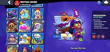 brawl stars 2: Brawl Stars oyun hesabı - Trophies: 25,967 - Prestige: 6 - Toplanmış — 7