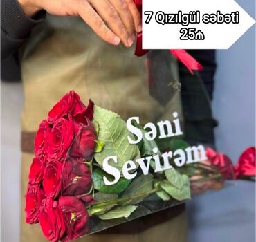 Buket güllər: 🔴 7 Qızılgul səbəti - 25₼
🌐 Ün. Əcəmi m yaxınlığı