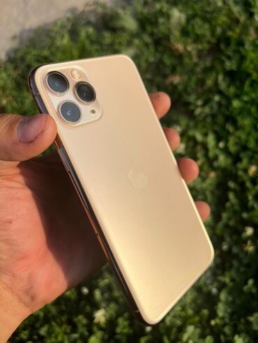 айфон 11 про бу бишкек: IPhone 11 Pro, Жаңы, 64 ГБ, Алтын, Заряддоочу түзүлүш, Коргоочу айнек, Каптама, 70 %