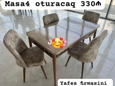 ikinci əl masa dəstləri: Masa desdi yeni