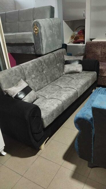 Divanlar: Di̇van-kravat, Açılan, Bazasız, Vеlur parça, Çatdırılma yoxdur — 9