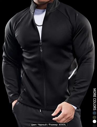 сека: Мужской спортивный костюм, 5XL, H&M, Новый, цвет - Черный, Самовывоз — 1