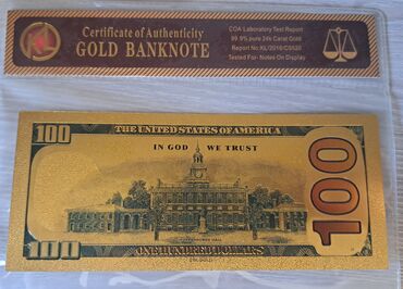 банк тестов по истории пдф: Qızıl örtüklü kolleksiya banknotları – Sertifikatlı - Model: “Gold