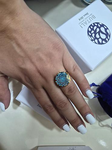 Бижутерия: BUTALI Azerbaijan Jewelry Materiali qizil suyuna salinmish polad — 5