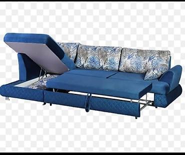divan ayagi: Künc divan, İşlənmiş, Açılan, Bazalı, Vеlur parça, Çatdırılma yoxdur — 2