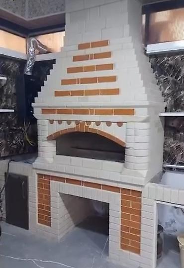mangal: Kərpicdən açıq havada mətbəx və manqal kompleksi tikintisi Əlaqə — 6