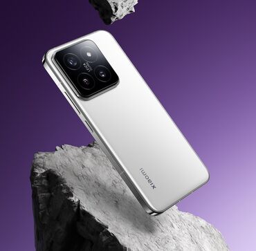 xiaomi телефон: Xiaomi, 14, 256 ГБ, цвет - Белый, В рассрочку, 2 SIM