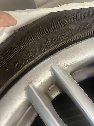 колпак на диск: Колеса в сборе 245 / 45 / R 18, Зима, Новый, Запаска, Легковые, Литые, отверстий - 5 — 2