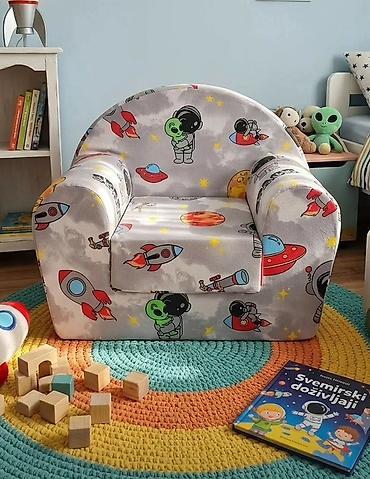 plisane fotelje za decu: 🌈BAMBI foteljica 🪑Dimenzije:55×45 cm ✨ Sedeći deo: 30×30 cm 🛏️ — 2