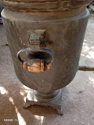 elektrik samavar: Qədim samovar, 1890 il, Mis, Vəziyyəti: Yaxşı — 5