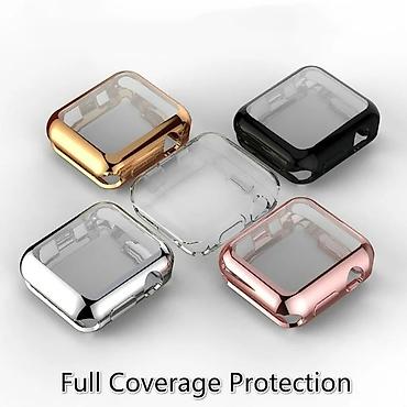 Наручные часы: Apple watch qoruyucu kəmər. Yeni. Silikon ekran qoruyucu və qolbaq — 4