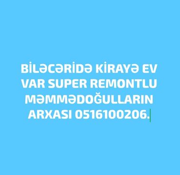samaxida kiraye evler 2023: Kirayə: 1 otaqlı mənzil Təsvir: - 1 otaqlı, “super şəraitli” qeyd