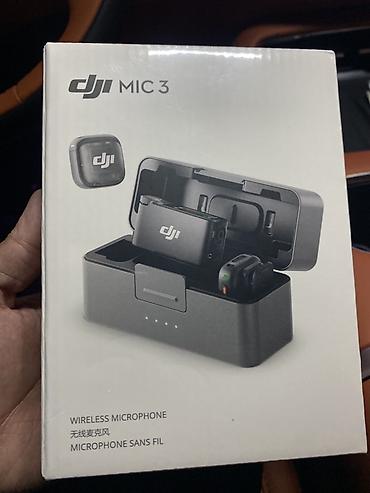 mikrofon wireless: DJI Mic 3 – Peşəkar simsiz mikrofon sistemi Xüsusiyyətlər: - Yüksək — 1