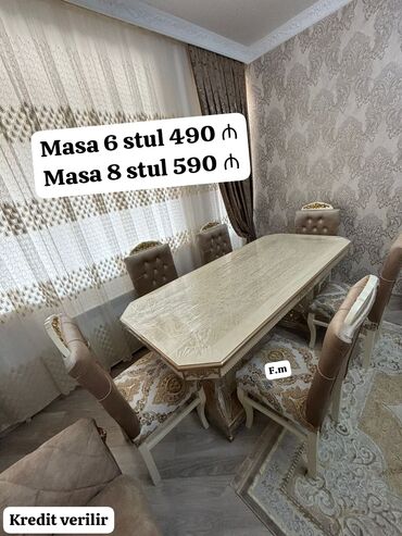 kilim mebel stol stul: Для гостиной, Новый, Нераскладной, Прямоугольный стол, 6 стульев