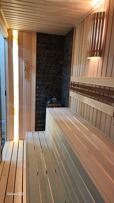 qapi ustu asmalar: Sauna tikintisi sauna lipa taxtası sauna materialları sauna — 8