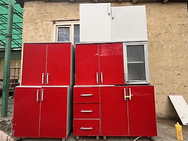 silver kitchen: Кухонный гарнитур модульный, глянец - Комплектация: напольные и — 1