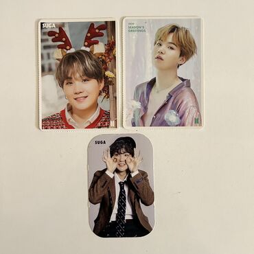 idman şortikleri: Yoongi fotokartlar (sonuncu fotokart ikiüzlüdür: yoongi və namjoon)