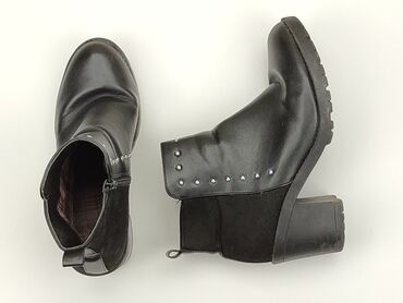 spódnice skóra reserved: Ankle boots for women, 39, condition - Good