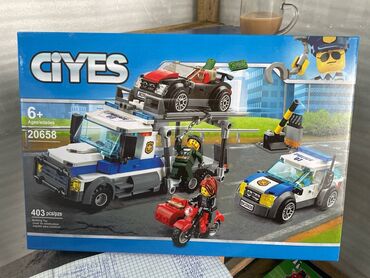 детские игрушки новые: Лего Ciyes
Полиция 
403 деталей