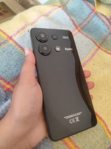 Xiaomi: Xiaomi Redmi Note 13, 256 GB, rəng - Qara, 
 Barmaq izi, İki sim kartlı