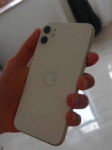 Apple iPhone: IPhone 11, 128 GB, Ağ, Barmaq izi