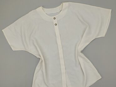 bluzki biało granatowe: Blouse, 4XL (EU 48), condition - Good