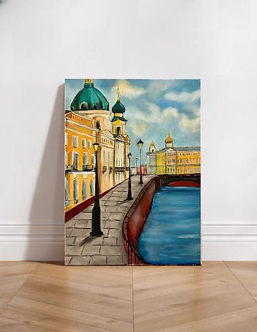 sufre dekoru: 30x40sm kətan üzərində yağlı boya tablo Asılmaya hazır format — 1