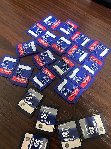 Sandisk-4GB 20 azn Kingston-8GB 25 azn Əldə var məhdud saydadır!
